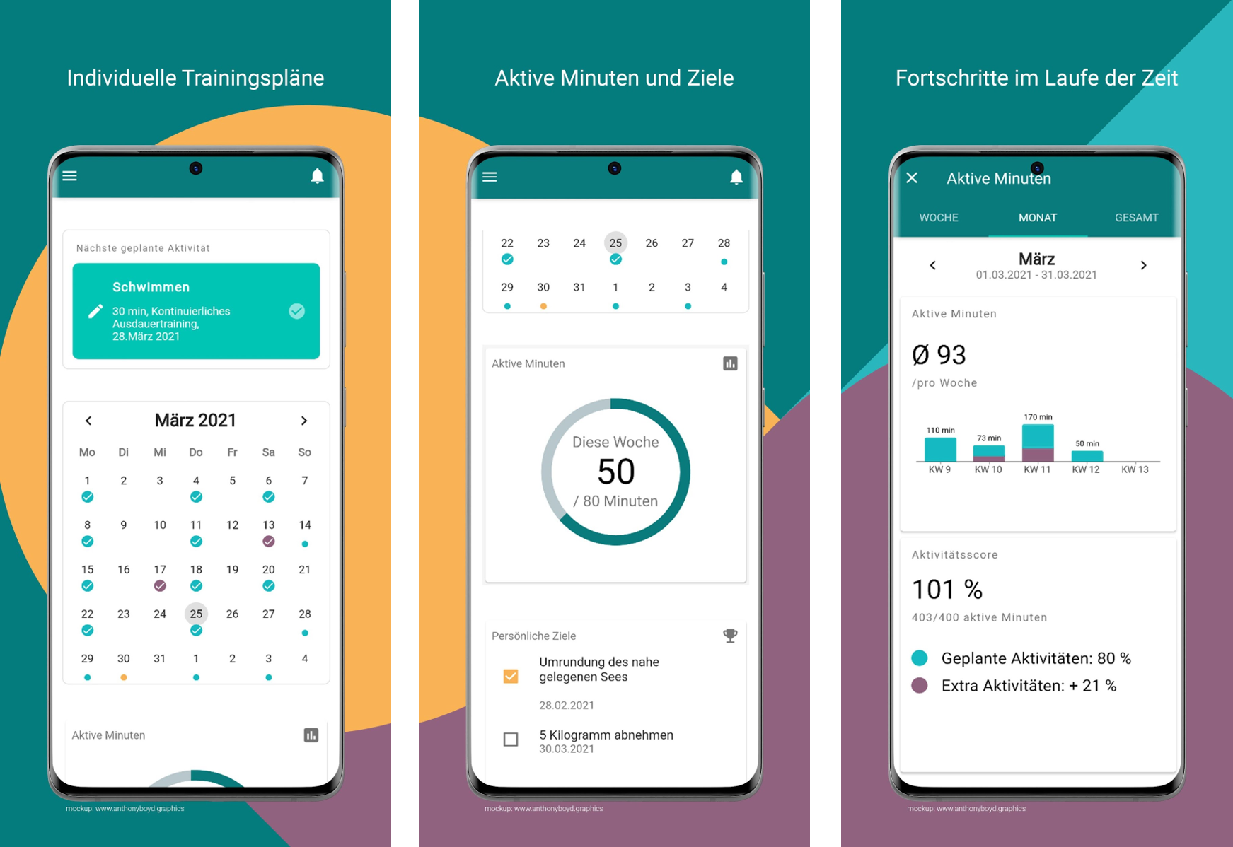 AktivPlan App Interface