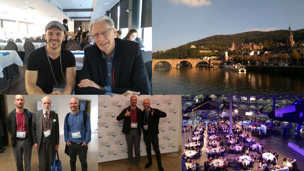 Markus and me at the Heidelberg Laureate Forum 2017.