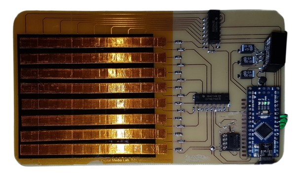 Prototype of the custom sensor-reading unit.